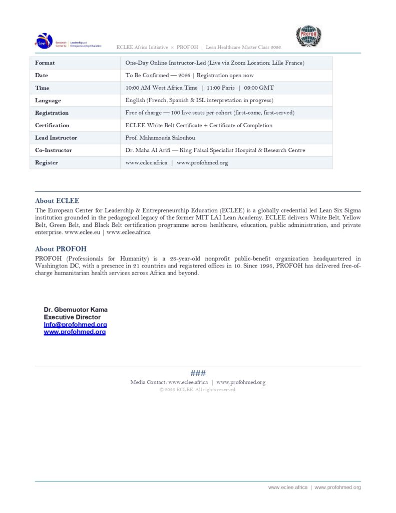 eclee profoh leanhealthcare 2026 board members2